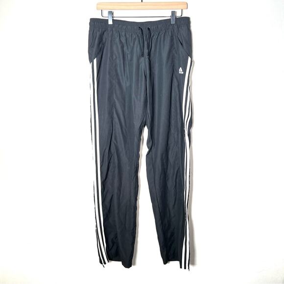 Adidas Men's Black athletic Track Pants size medium M B107 - Picture 1 of 3